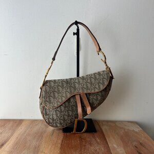 DIOR Diorissimo Canvas Vintage Saddle Olive